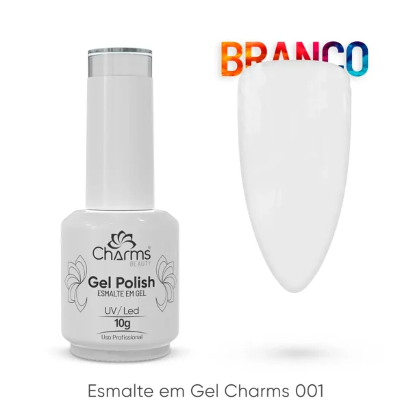 Esmalte em Gel Charms (Gel Polish) 10ml – Cor N°01