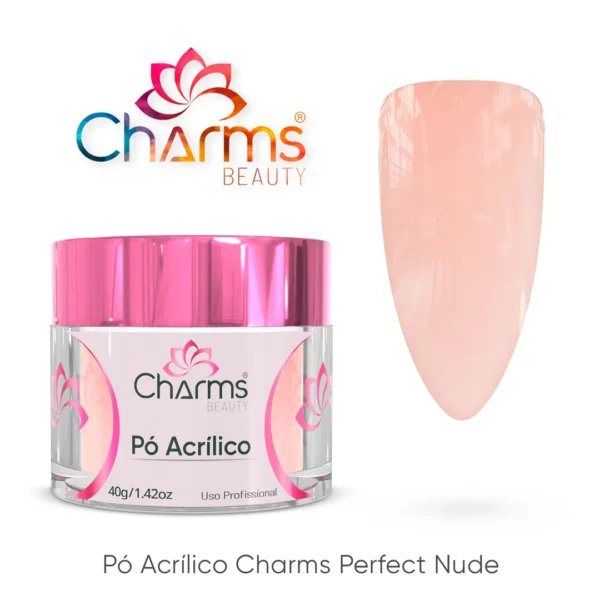Pó Acrílico Charms Beauty - Perfect Nude - 40g