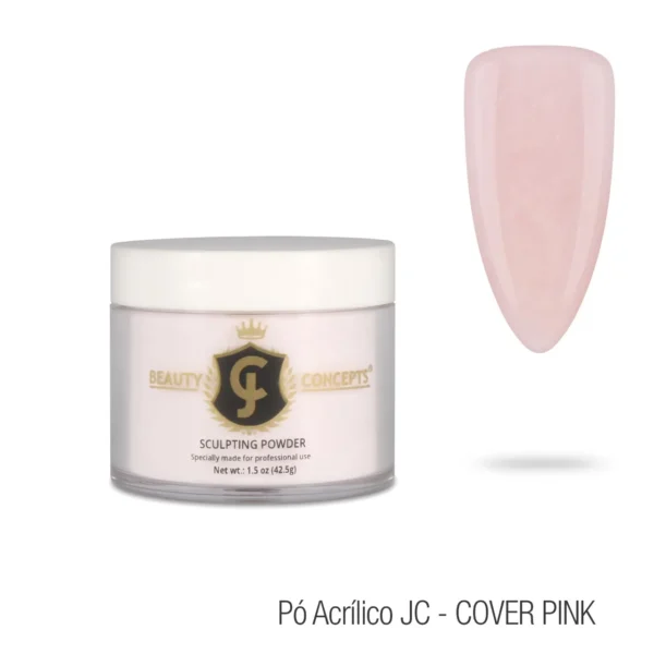 Pó Acrílico Cover Pink JC Beauty Concepts - 227g