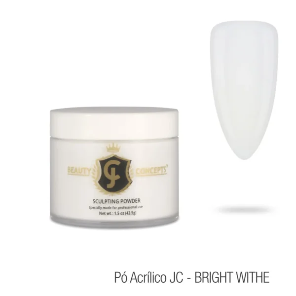 Pó JC Beauty Concepts Bright White (branco) - 43g