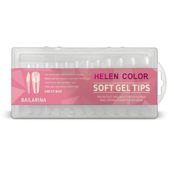 Tips Gel X Helen Color Bailarina 260 Unidades